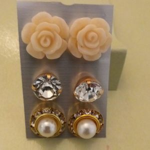 Brand New 3 pair earring set #2